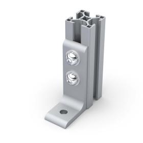 Опора из алюминия, фундаментальная, к профилям 30х30