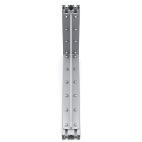 Уголок большой сталь для профилей серии 30 сварка с ребром жесткости 4 мм