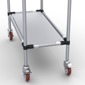 RSI-MST-900x400x900-2 | Стойка подкатная 900х400х900 2 полки изображение 4