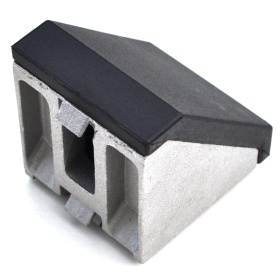 Угловой соединитель 45х45 с крышкой