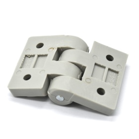 Петля дверная пластиковая серая для профилей алюминиевых 45х45