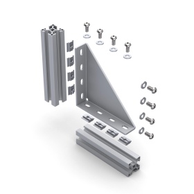 8108s | Стальной угловой соединитель 120х30 мм усиленный изображение 5