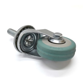 Колесная опора с поворотным кронштейном без тормоза