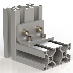 Профиль 30х60 и стальной соединитель 30х60 арт. 8102s
