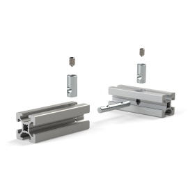 Схема монтажа артикул 5772, Быстрый соединитель, серия 15, 20 и 25 паз 6