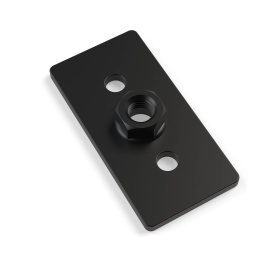 Стальная опорная плита 45х90 для закрепления профилей у стены