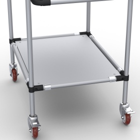 RSI-MST-800x600x900-2 | Стойка подкатная 800х600х900 2 полки изображение 2