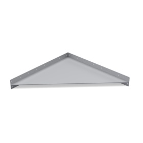 Большой массивный уголок 740х740 мм с ребром жесткости 5 мм сталь сварка