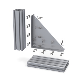 Стальной сварной уголок 280х280 мм схема крепления на сухари с пружиной