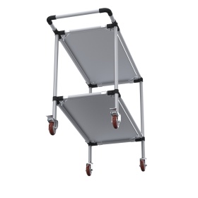 RSI-MST-1000x500x900-2 | Стойка подкатная 1000х500х900 2 полки изображение 4