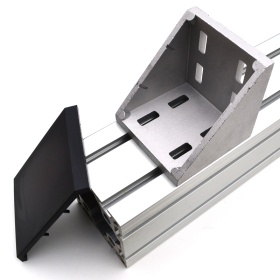 Соединитель угловой 100х100 с заглушкой арт. 1079cap