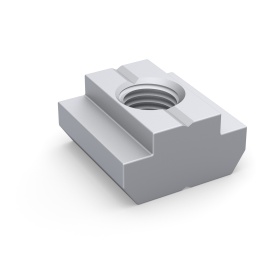 Пазовый алюминиевый сухарь, М8 паз 10