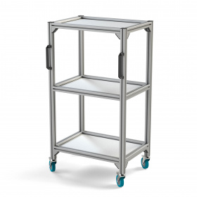 Подкатная стойка 500х700х1300 3 полки