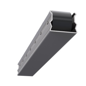 Вид снизу - Роликовые стальные направляющие RSI-STE33