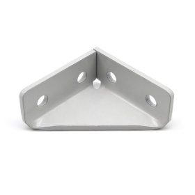 Металлический угловой соединитель для конструкционных профилей серии 20