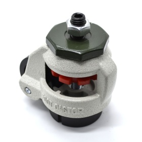 Самоустанавливающееся колесо с комплектным набором для установки (шпилька и гайка М12)