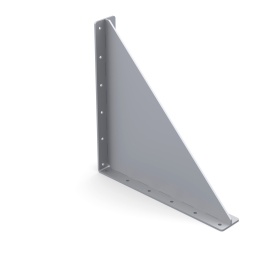 Сварной большой стальной уголок 330 мм с ребром жесткости 4 мм для алюминиевых профилей серии 30