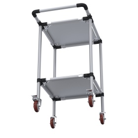 RSI-MST-500x500x900-2 | Стойка подкатная 500х500х900 2 полки изображение 3