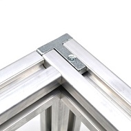 335.1400A.01 | Трехсторонний внутренний угловой соединитель, 40х40, паз 10 мм