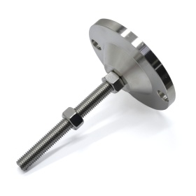 Опора (ножка) регулируемая нержавеющая без наклона, артикул 7644