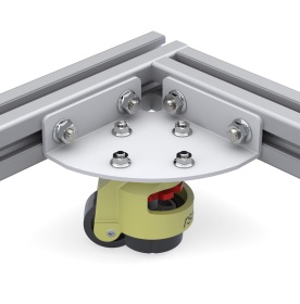 Кронштейн для установки колеса RSI-60-GD на конструкционный профиль