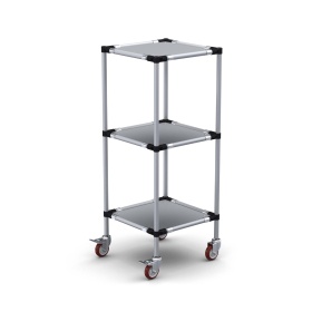 Подкатная стойка 500х500х1300 3 полки