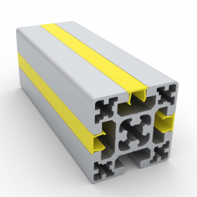 Желтая пазовая заглушка паз 10 мм