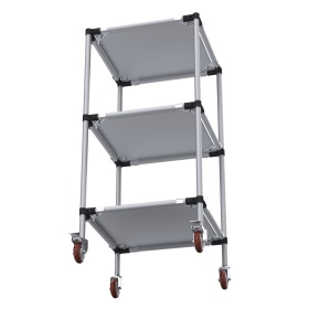 RSI-MST-600x600x1300-3 | Стойка подкатная 600х600х1300 3 полки изображение 2