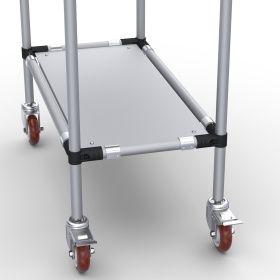 RSI-MST-800x400x900-2 | Стойка подкатная 800х400х900 2 полки изображение 2