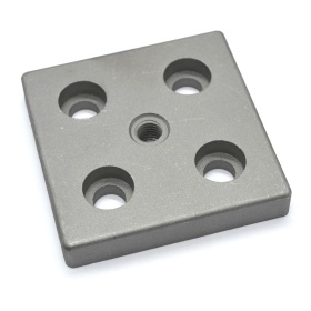 7006-AL-M12 | Опорная плита алюминиевая M12-90х90
