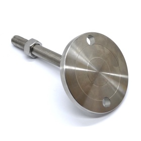 7790 | Опора нержавеющая наклонная, шпилька М16х120, Основание 100мм изображение 2