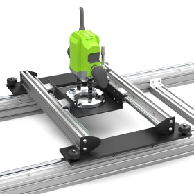 Комплект для сборки станка RSI-21003-3 из алюминиевого конструкционного профиля.