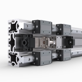 Пример сборки модуля линейного перемещения с профилем 60х160