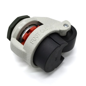 Колесо промышленное, самоустанавливающееся, регулировка по высоте от 82 мм до 92 мм