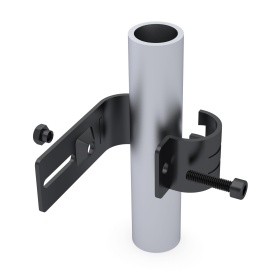 Демонстрация применения RSI-DF15B в модульной конструкции: соединение двух круглых труб Ø28 мм с регулировкой положения