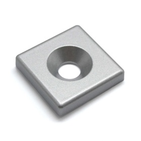 Заглушка торцевая 45х45 мм на профиль серии 45 паз 10