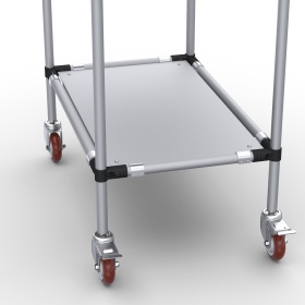 RSI-MST-800x500x900-2 | Стойка подкатная 800х500х900 2 полки изображение 2