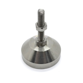 7587 | Опора регулируемая, нержавеющая. Основание 40 мм, шпилька М6х30