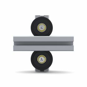 6238 | Двойной держатель роликов, паз 6 мм, к профилям 25х25 изображение 6