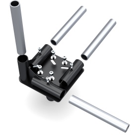 Схема сборки: Адаптер для ролика левый FH-1002L