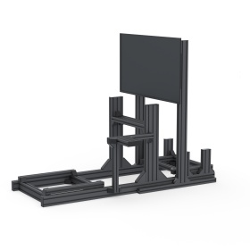 Крашенный в чёрный цвет кокпит с сингл скрином