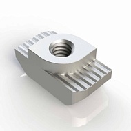 5015 SS-304 | Т-Гайка нержавеющая, Паз 10, М4