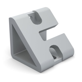 Стальной угловой соединитель на 3 стороны для профилей 45х45