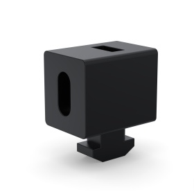 3142/3084 black Клипса винтовая черная