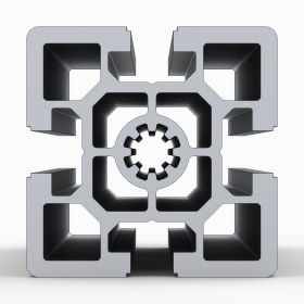 OB-6060S10-HEAVY-BP | Профиль 60х60 мм. Паз 10 мм усиленный (Без покрытия) изображение 11