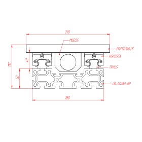 PRP 50180.25-120 | переходная пластина оси z изображение 2