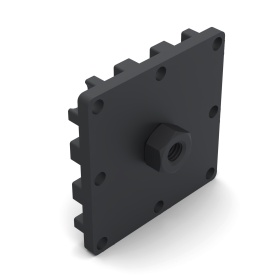 TS-8080-PLATE-M12 сторона крепления к торцу профиля