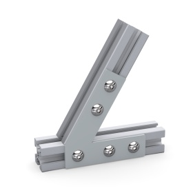 Соединительная пластина для сборки конструкционных профилей серии 20