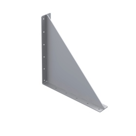 Большой сварной стальной уголок 440х440 мм с ребром жесткости 4мм для профилей серии 40