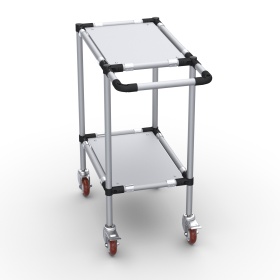 RSI-MST-600x400x900-2 | Стойка подкатная 600х400х900 2 полки изображение 5